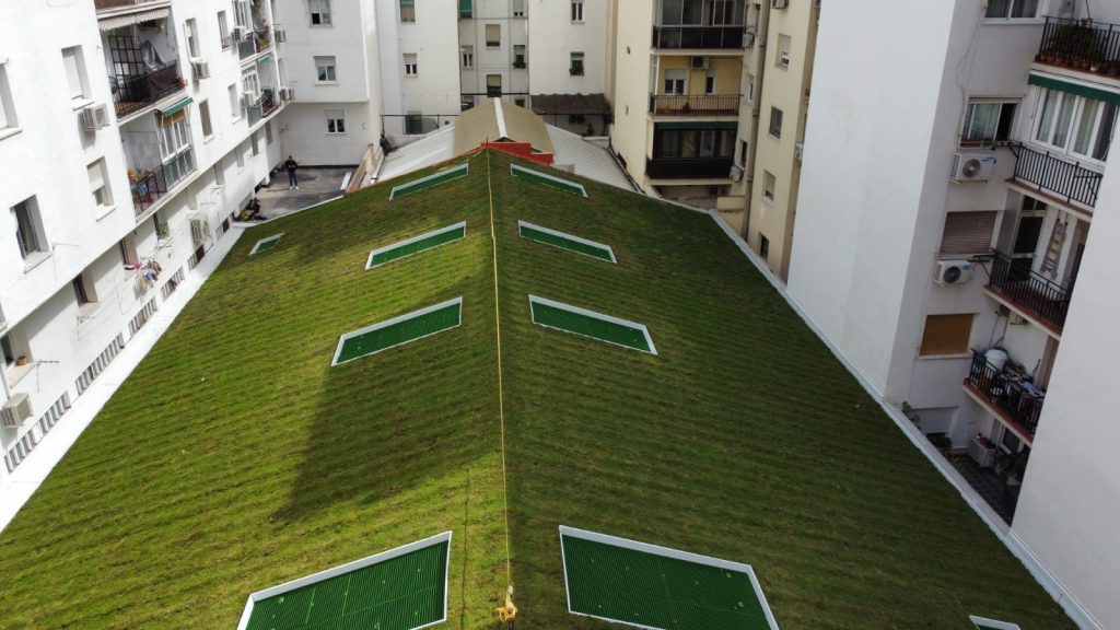 Cubierta ajardinada madrid