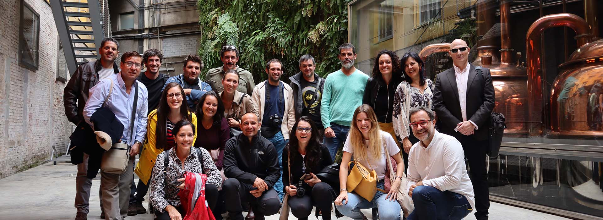alumnos del curso jardines verticales barcelona