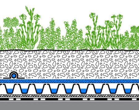 Detalle tecnico cubierta verde extensiva zinco Cubierta extensiva y cubierta intensiva: guía práctica y comparativa